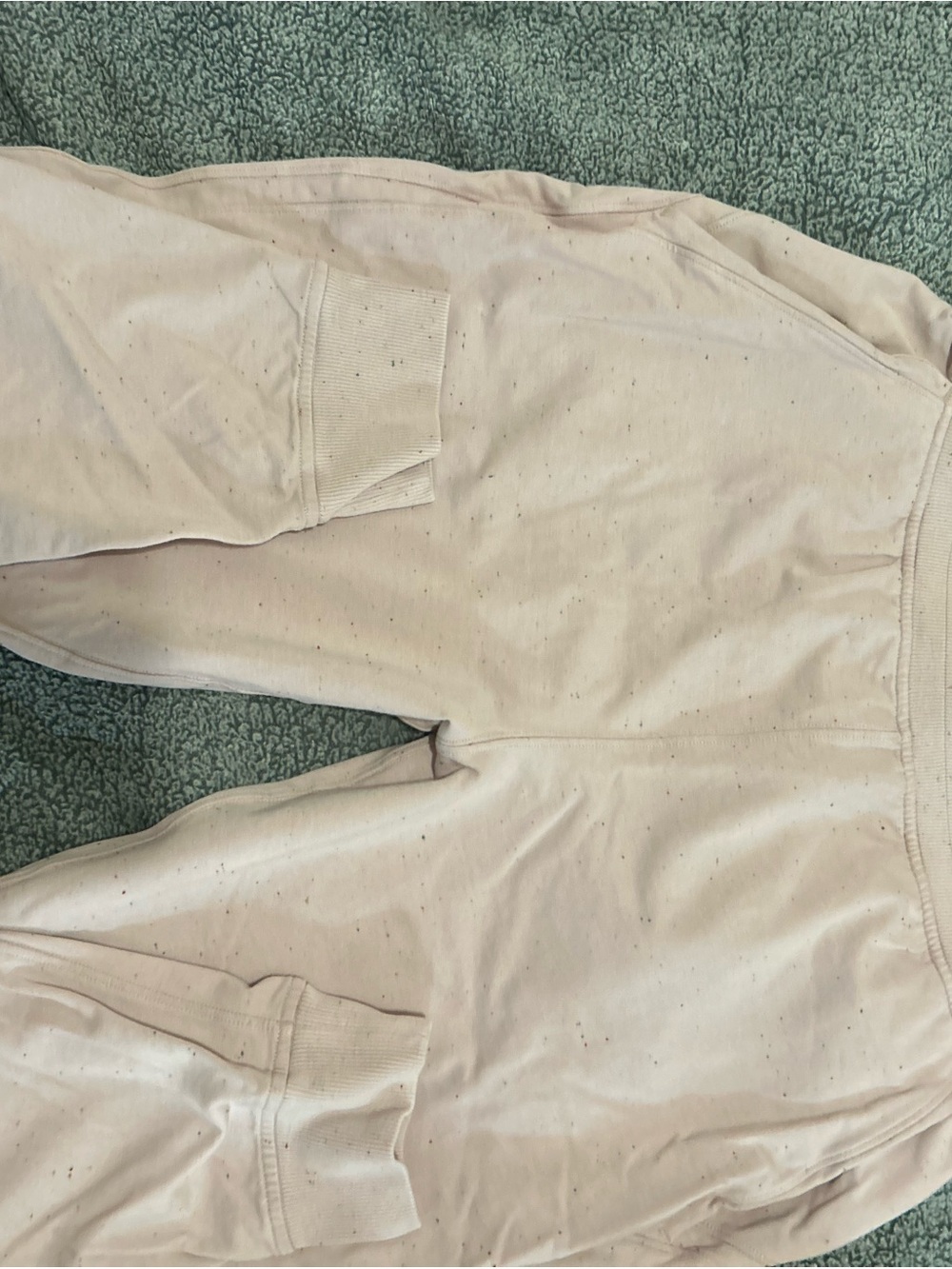 lululemon athletica Cream Speckled Track Joggers